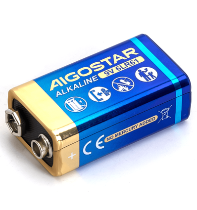 1 stk. Alkalisk Batteri - 6LR61, 9V