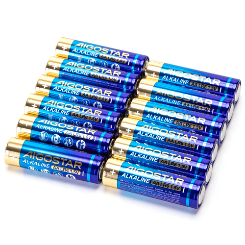 12 stk. AA Alkaline Batteri - LR6, 1,5V