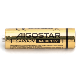 Elprodukter Karbon-sink batteri R6 1.5V AA - 8S