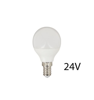 E14 2W LED-pære - 24V DC, P45