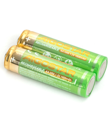 2 stk. Oppladbart AA Batteri - 1600mAh, 1.2V