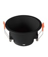 MR16 eller GU10 Downlight, blender ikke - Uten lyskilde, sort, Hull: Ø8,3 cm, Mål: Ø9,3 cm