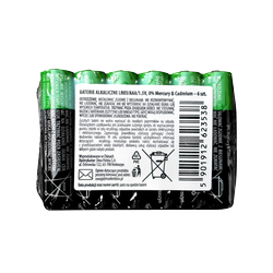 Batterier Alkalisk Batteri LR03 AAA 1,5V - 6 Stk.