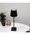 Oppladbar LED bordlampe Innendørs/utendørs - Svart, berøringsdimbar, CCT, IP54 utendørs