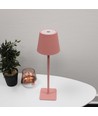 Oppladbar LED bordlampe Innendørs/utendørs - Pink, berøringsdimbar, CCT, IP54 utendørs