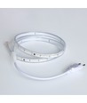 5 m.vanntett LED strip (Type X-2) - 230V, IP67, 1300lm/m, 10W/m, kan kuttes hver 10cm