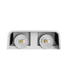 4W Luna opp/ned vegglampe - IP54 utendørs, CCT, 3 lysfarger, hvit, inkl. LED