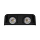 Lunarix Vegglampe CCT 230V IP54 Ra90 110x110x40 mm Sort, Opp/Ned Lys