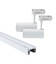 LEDlife SLIM 1 meter skinne til skinnespots - Hvit, inkludert 2 stk. hvite SLIM skinnespot, komplett sett