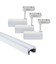 LEDlife SLIM 1,5 meter skinne til skinnespots - Hvit, inkludert 3 stk. hvite SLIM skinnespot, komplett sett