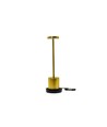 Oppladbar LED bordlampe med trådøs lading - Gull, IP54 Innendørs/utendørs, berøringsdimbar