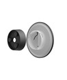 Spectrum Ø18cm CCT vegglampe - 12W, 3 lysfarger, IP44 utendørs, svart, 230V