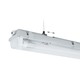 Limea H LED dobbeltarmatur - uten lyskilde, vanntett, 2x60, 250V, IP65, 710x100x85 mm, grå