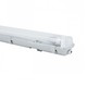 Limea H LED dobbeltarmatur - uten lyskilde, vanntett, 2x150, 250V, IP65, 1600x100x85 mm, grå, H