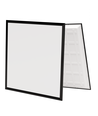 60x60 bakbelyst CCT LED panel - 36W, svart kant, 140lm/W