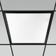 60x60 bakbelyst CCT LED panel - 36W, svart kant, 140lm/W