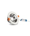 10W Ø14cm Downlight - Hull: Ø13 cm, Mål: Ø14 cm, 800lm, Justerbar vinkel
