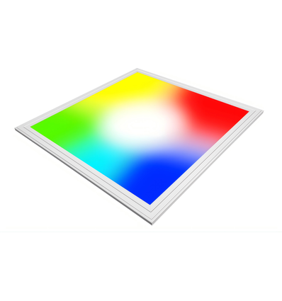 60x60 RGB+CCT LED panel - 36W, hvit kant