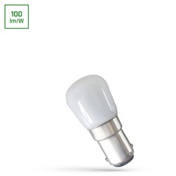 Spectrum LED T26 LED 1,5W BA15D - 230V, Nøytral Hvit, Spectrum