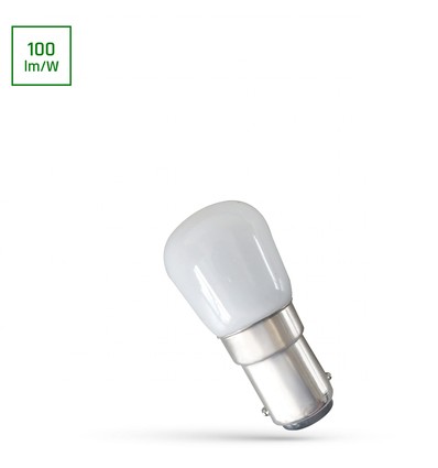 T26 LED 1,5W BA15D - 230V, Nøytral Hvit, Spectrum