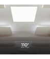 V-Tac 60x60 bakbelyst LED panel - 36W, hvit kant