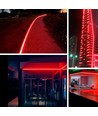 5 m.vanntett Rød Neon COB LED strip - 230V, IP67, 288 LED, 11,5W/m, kan kuttes hver 10cm