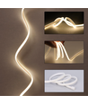 5 m.vanntett Lilla Neon COB LED strip - 230V, IP67, 288 LED, 11,5W/m, kan kuttes hver 10cm