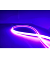 5 m.vanntett Lilla Neon COB LED strip - 230V, IP67, 288 LED, 11,5W/m, kan kuttes hver 10cm