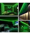 5 m.vanntett Grønn Neon COB LED strip - 230V, IP67, 288 LED, 11,5W/m, kan kuttes hver 50cm