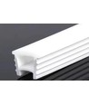 Silikonprofil 13x11 til innfelling - Pr. meter, hullmål 10x10mm, passer til 5-8mm bred LED strip
