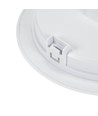 12W Ø17cm 2-i-1 LED innfellingspanel - 125lm/W, 4000K, Hull: Ø14,5 cm, Mål: Ø17 cm, utenpåliggende/innfelt