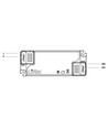 Lifud 30W dimbar LED driver - Triac faseavsnittdimmer, 550mA-700mA, 25-40V, flicker free