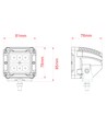 Outlet: LEDlife 18W LED arbeidslys/ekstralys - Bil, lastebil, traktor, trailer, 8° strålevinkel, IP67 vanntett, 10-30V