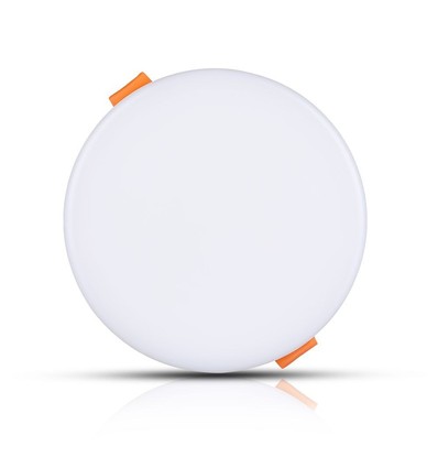 12W Ø12cm LED innfellingspanel - Samsung LED-chip, Hull: Ø7,5 cm, Mål: Ø12 cm