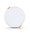 12W Ø12cm LED innfellingspanel - Samsung LED-chip, Hull: Ø7,5 cm, Mål: Ø12 cm