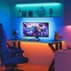 5 meter RGB CLIP-ON vanntett LED strip - Hvit deksel ,230V, 60 LED, 9W per meter