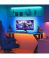 5m 9W/m RGB CLIP-ON LED-strip - 230V, IP65 vanntett, hvitt deksel, 60 LED