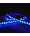 5m 9W/m RGB CLIP-ON LED-strip - 230V, IP65 vanntett, hvitt deksel, 60 LED