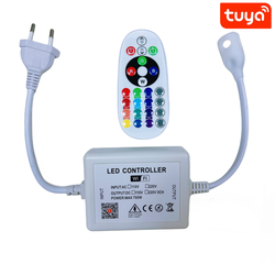  230V RGB WIFI Smart Home CLIP-ON controller - Inkl. endestykke, til 230V, minnefunksjon, 50 m.