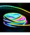 5m RGBIC Neon Flex komplett sett 8x16 neonflex - USB, Bluetooth app, fjernkontroll