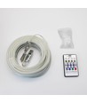 5m RGBIC Neon Flex komplett sett 7x14 neonflex - USB, Bluetooth-app, fjernkontroll