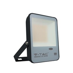 V-Tac 50W LED lyskaster - 100LM/W, innebygd skumringsrele, arbeidslampe, utendørs
