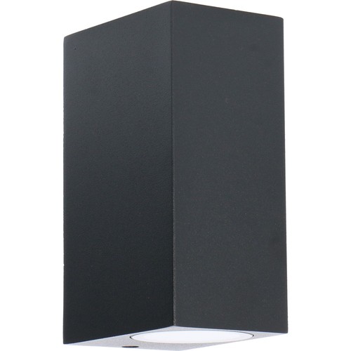 Los Angeles Utendørs Vegglampe Up/Down GU10 IP44 - Sort