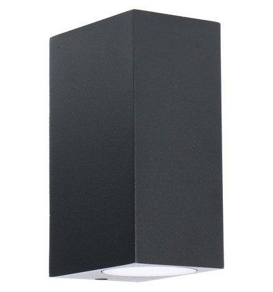 Los Angeles Utendørs Vegglampe Up/Down GU10 IP44 - Sort