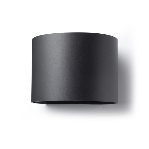 BONITO Utendørs LED Vegglampe 10W, IP65, Dimbar - Sort