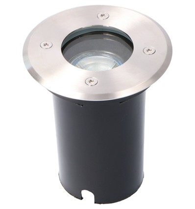 Rhodos Nedgravningsspot i Rund Til LED IP67, 230V i Rustfritt Stål