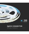 V-Tac 17W/m LED strip - 5m, 150lm/W, IP20, 24V, 238 LED per meter