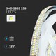 V-Tac 17W/m LED strip - 5m, 150lm/W, IP20, 24V, 238 LED per meter