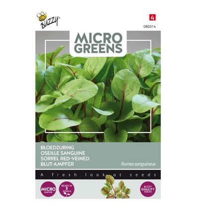 Outlet: Microgreens, Rødbladet syre, 0,5g