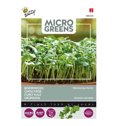 Microgreens, Grønnkål - Westland, høst